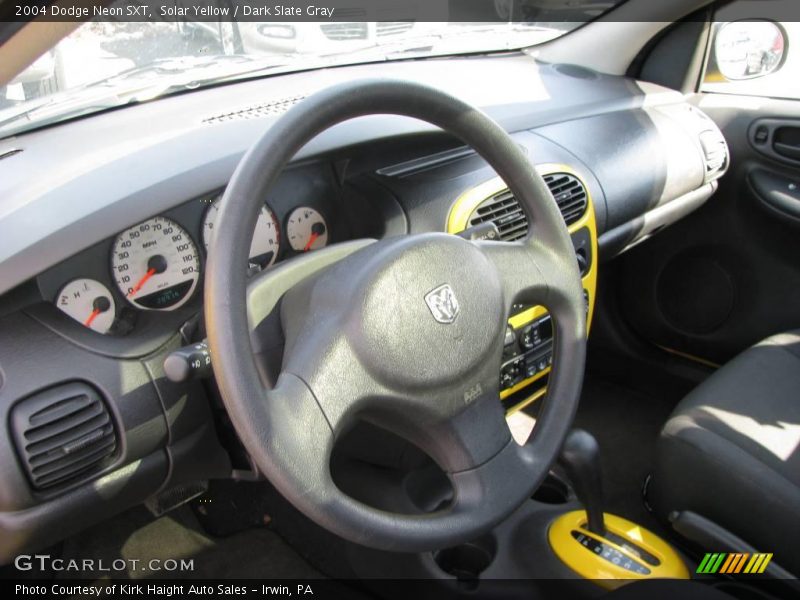 Solar Yellow / Dark Slate Gray 2004 Dodge Neon SXT