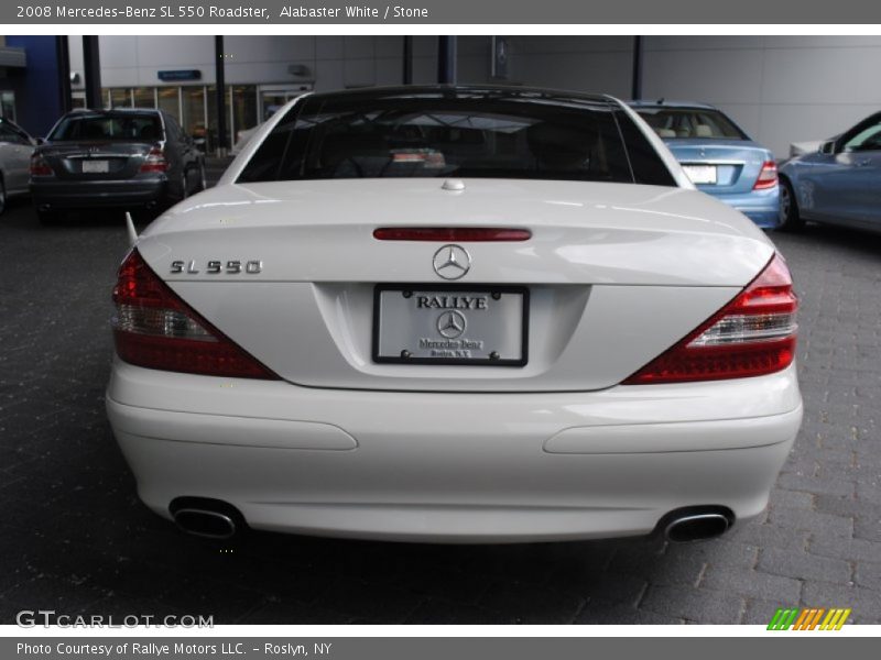 Alabaster White / Stone 2008 Mercedes-Benz SL 550 Roadster
