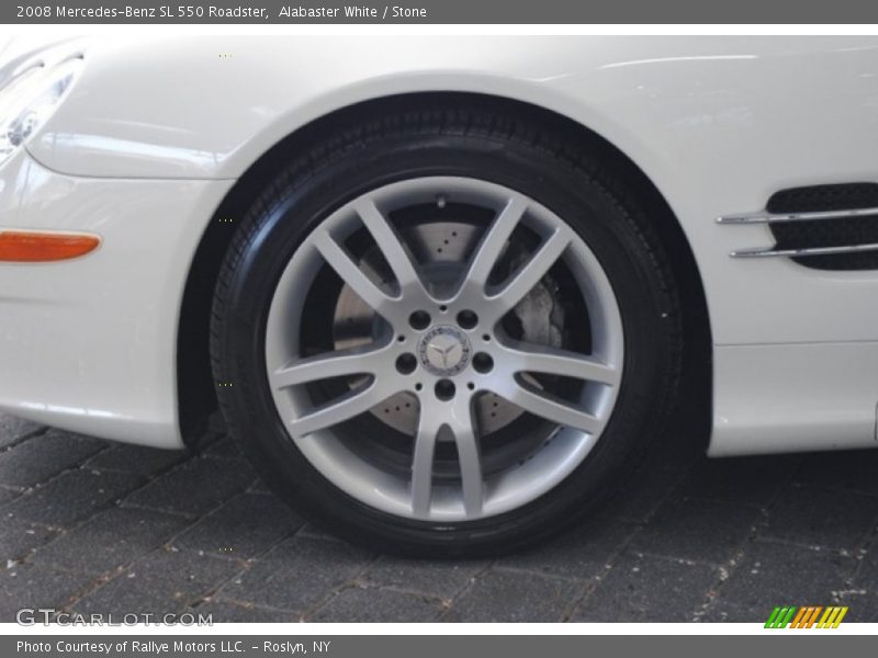 Alabaster White / Stone 2008 Mercedes-Benz SL 550 Roadster