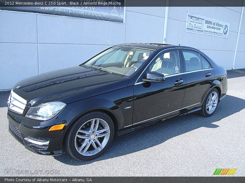 Black / Almond Beige/Mocha 2012 Mercedes-Benz C 250 Sport