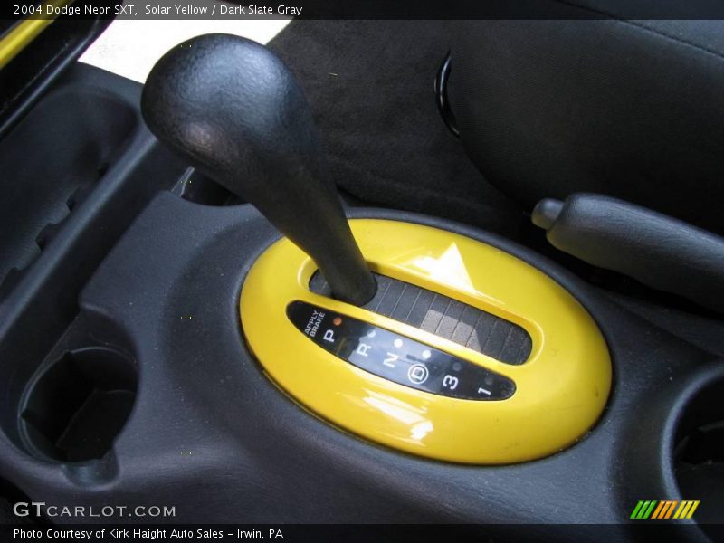 Solar Yellow / Dark Slate Gray 2004 Dodge Neon SXT
