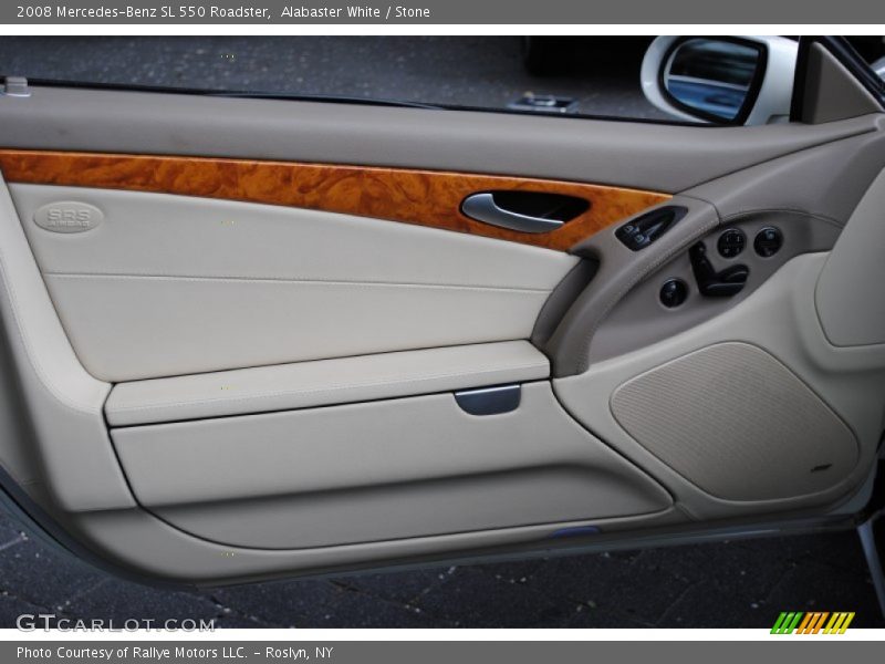Alabaster White / Stone 2008 Mercedes-Benz SL 550 Roadster