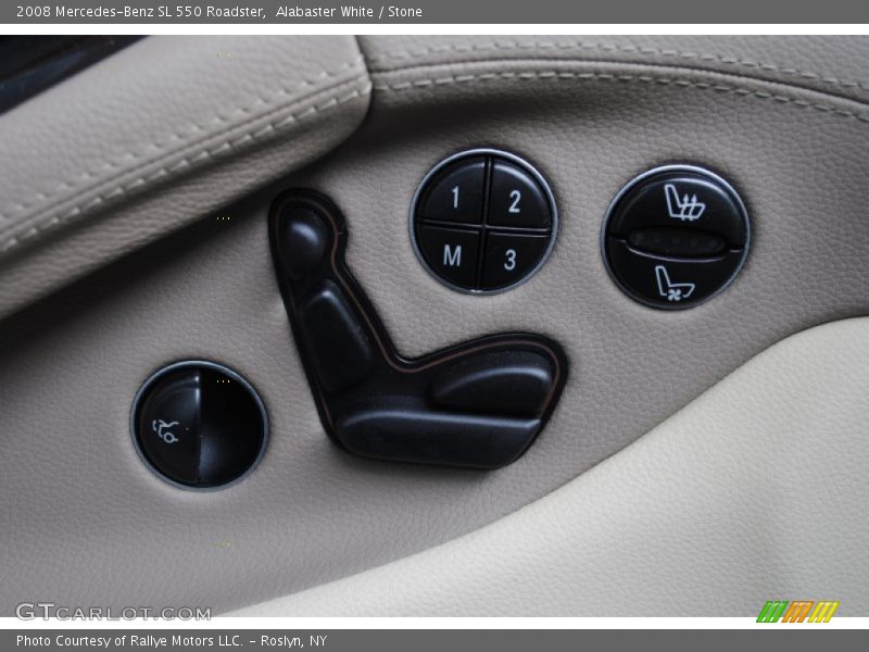 Alabaster White / Stone 2008 Mercedes-Benz SL 550 Roadster