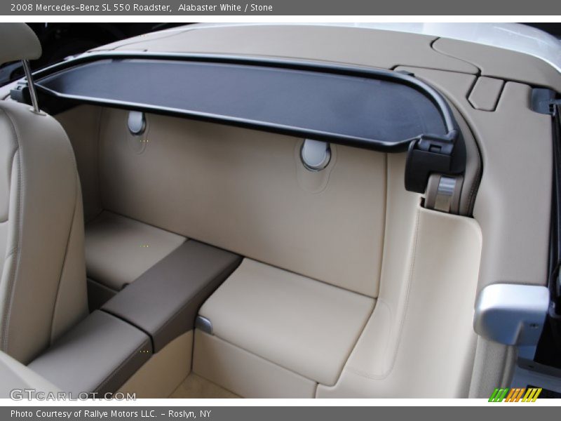 Alabaster White / Stone 2008 Mercedes-Benz SL 550 Roadster