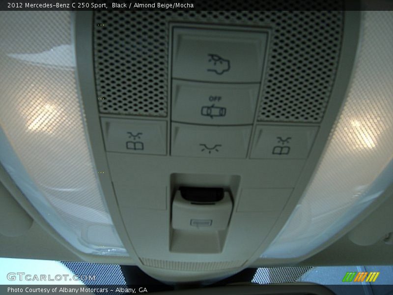 Black / Almond Beige/Mocha 2012 Mercedes-Benz C 250 Sport