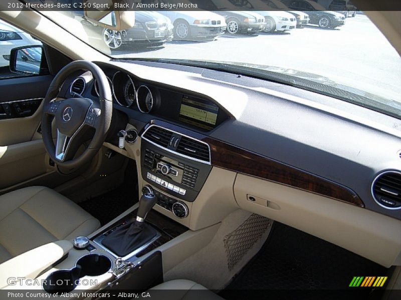 Black / Almond Beige/Mocha 2012 Mercedes-Benz C 250 Sport