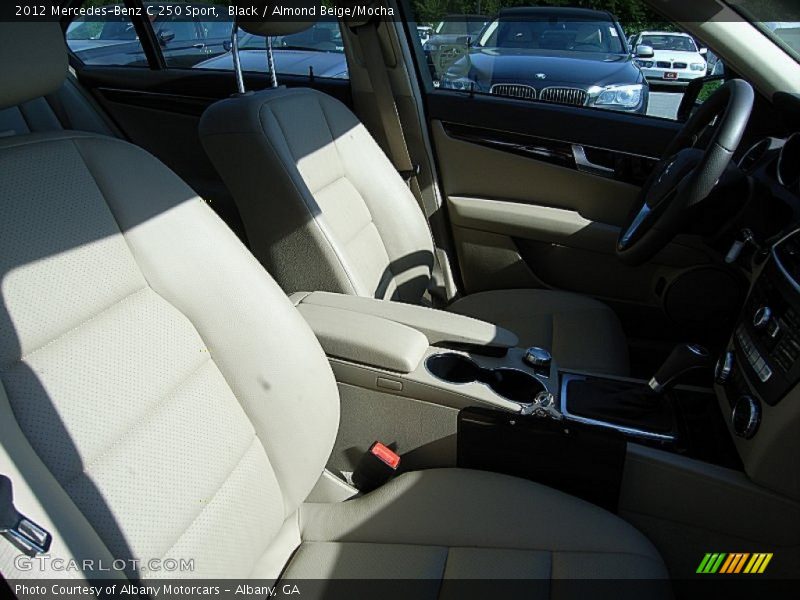 Black / Almond Beige/Mocha 2012 Mercedes-Benz C 250 Sport