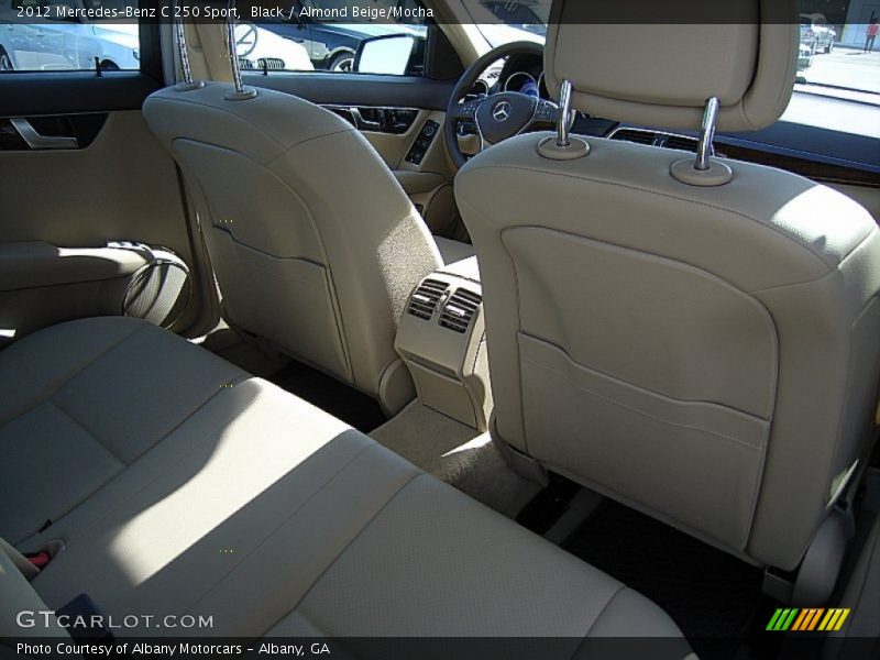 Black / Almond Beige/Mocha 2012 Mercedes-Benz C 250 Sport
