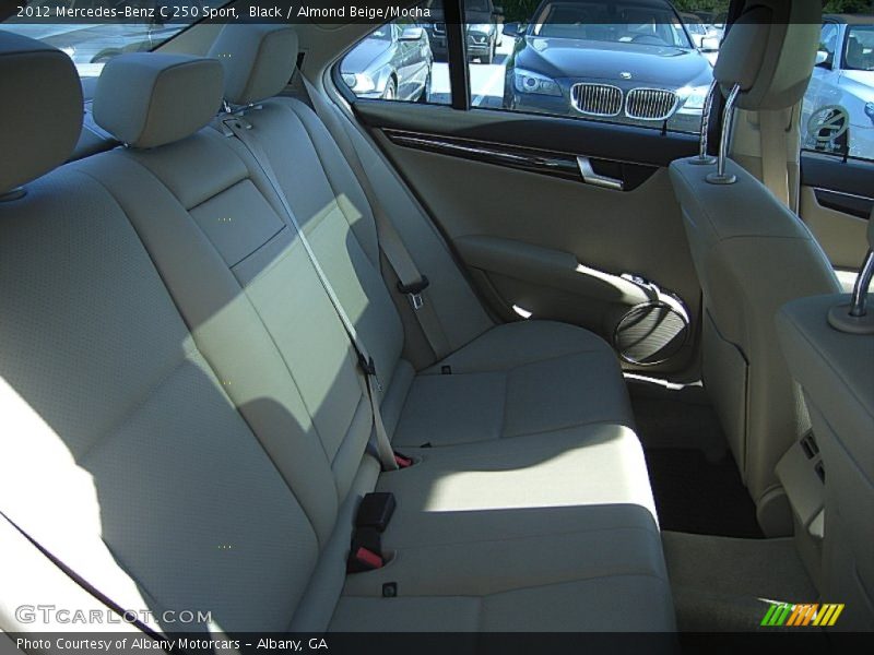 Black / Almond Beige/Mocha 2012 Mercedes-Benz C 250 Sport