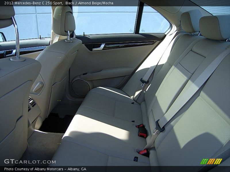 Black / Almond Beige/Mocha 2012 Mercedes-Benz C 250 Sport