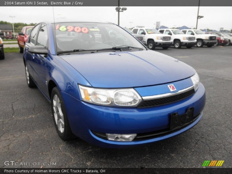 Electric Blue / Grey 2004 Saturn ION 3 Sedan