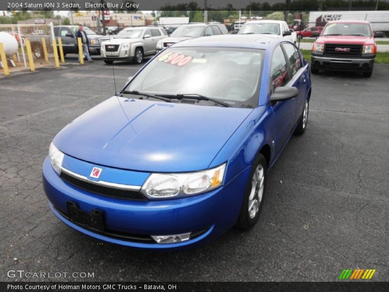Electric Blue / Grey 2004 Saturn ION 3 Sedan