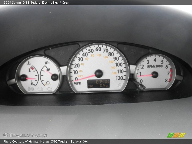 Electric Blue / Grey 2004 Saturn ION 3 Sedan