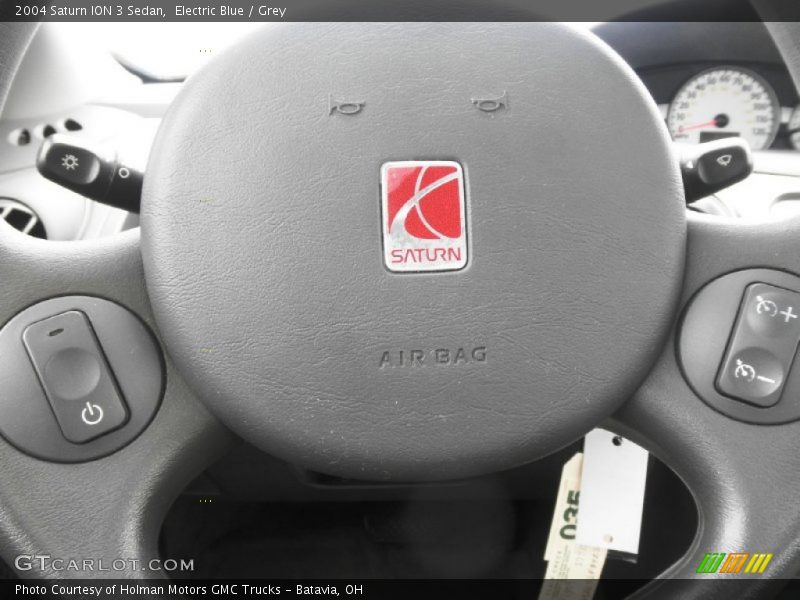 Electric Blue / Grey 2004 Saturn ION 3 Sedan