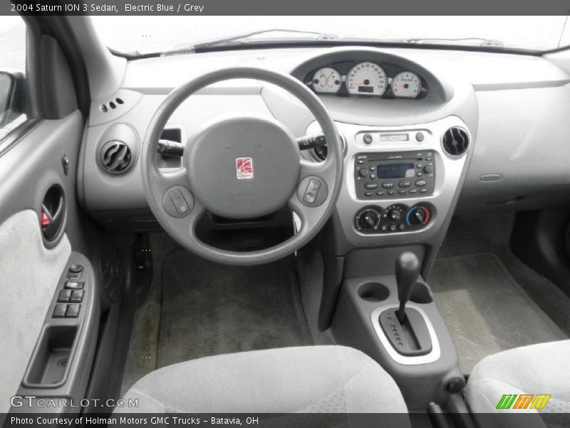 Electric Blue / Grey 2004 Saturn ION 3 Sedan