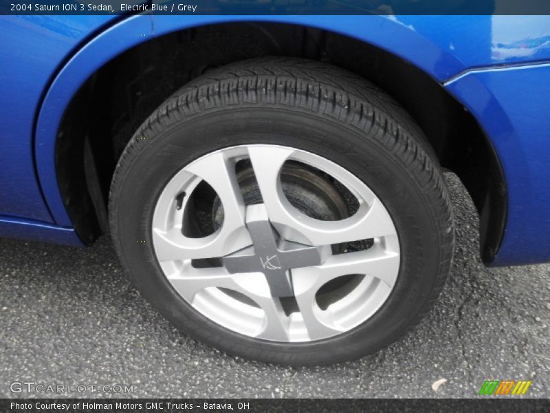 Electric Blue / Grey 2004 Saturn ION 3 Sedan