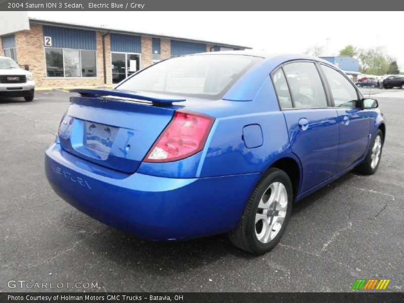 Electric Blue / Grey 2004 Saturn ION 3 Sedan