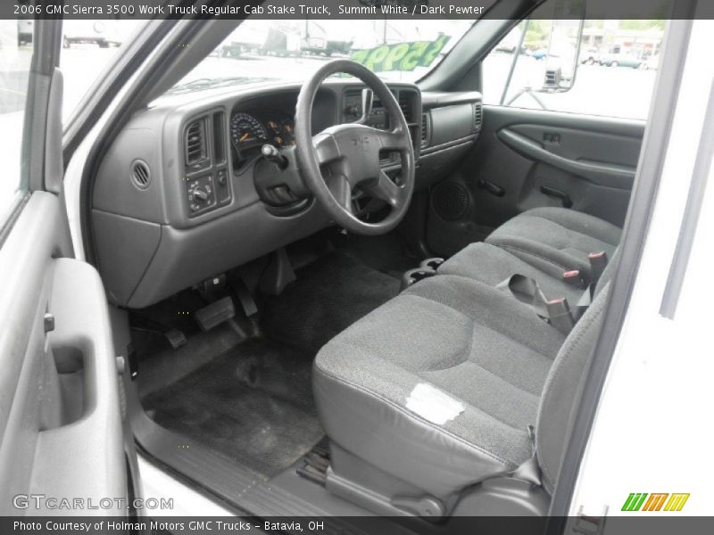 Summit White / Dark Pewter 2006 GMC Sierra 3500 Work Truck Regular Cab Stake Truck