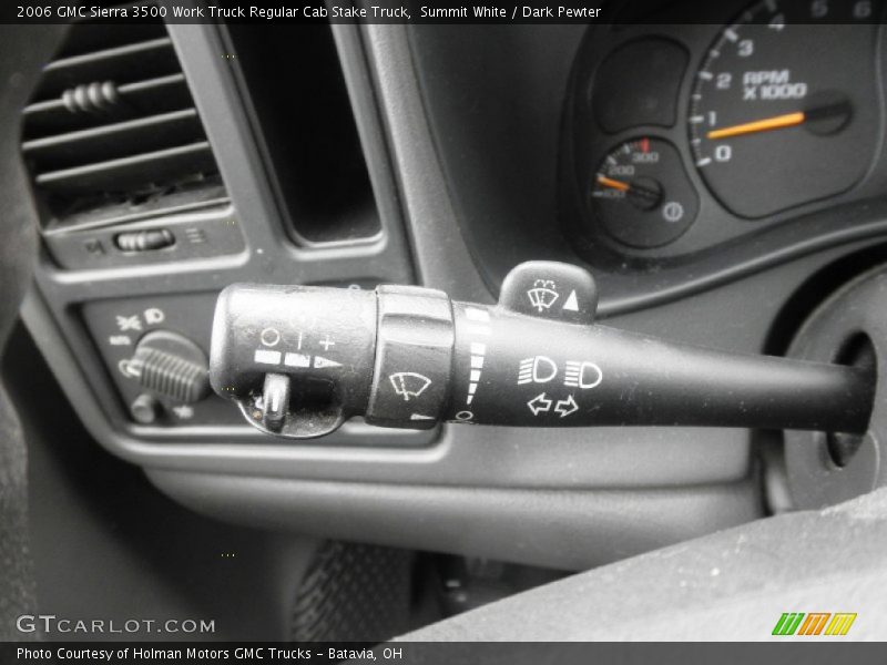 Summit White / Dark Pewter 2006 GMC Sierra 3500 Work Truck Regular Cab Stake Truck
