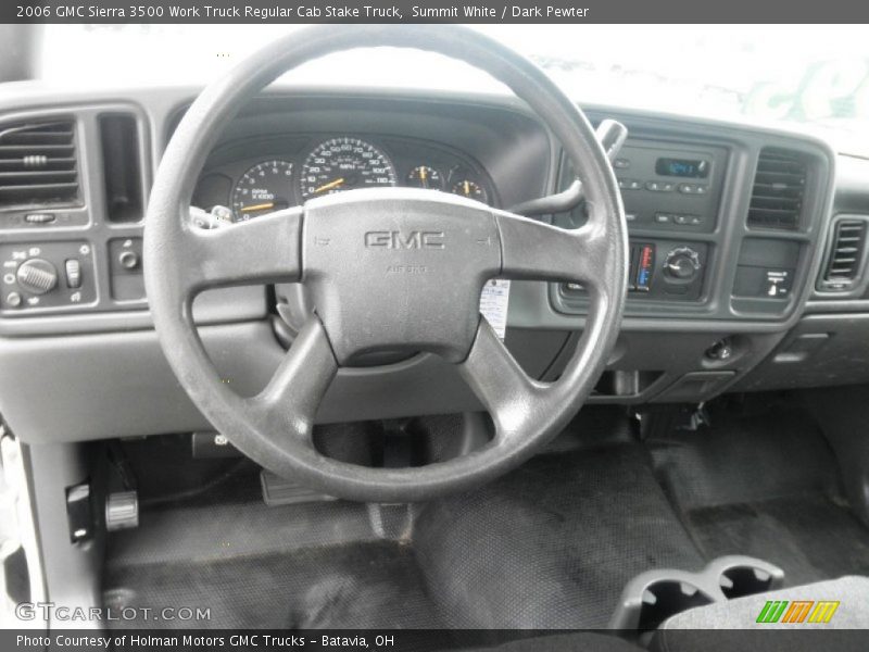 Summit White / Dark Pewter 2006 GMC Sierra 3500 Work Truck Regular Cab Stake Truck