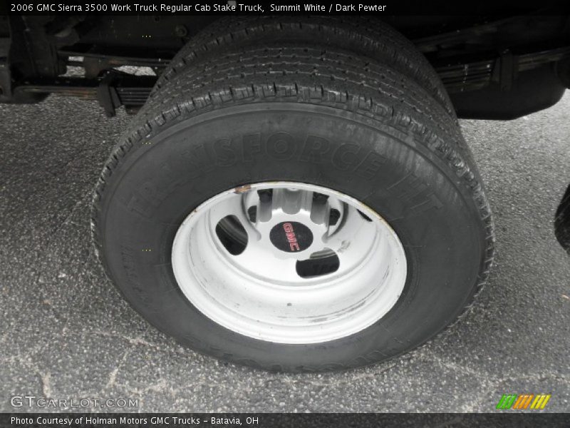 Summit White / Dark Pewter 2006 GMC Sierra 3500 Work Truck Regular Cab Stake Truck