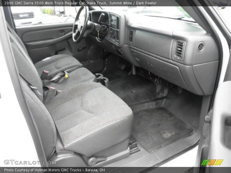 Summit White / Dark Pewter 2006 GMC Sierra 3500 Work Truck Regular Cab Stake Truck