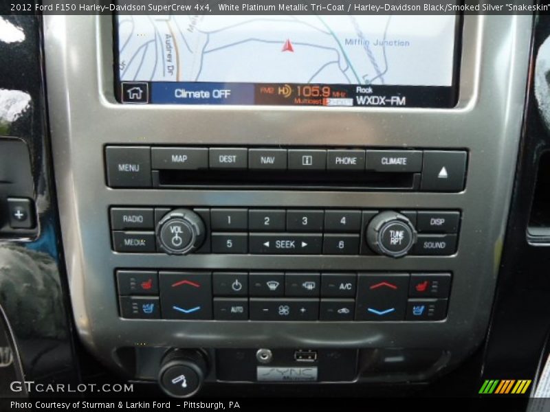 Controls of 2012 F150 Harley-Davidson SuperCrew 4x4