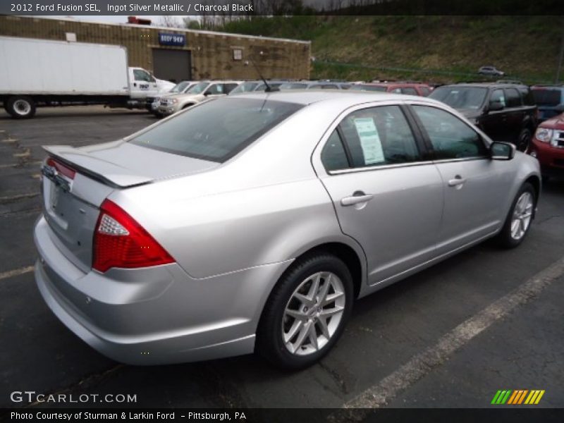 Ingot Silver Metallic / Charcoal Black 2012 Ford Fusion SEL