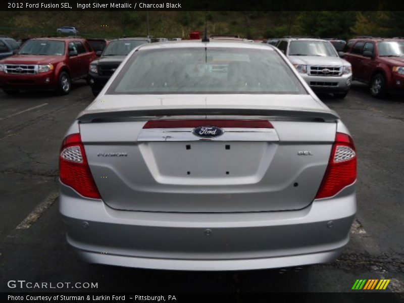 Ingot Silver Metallic / Charcoal Black 2012 Ford Fusion SEL