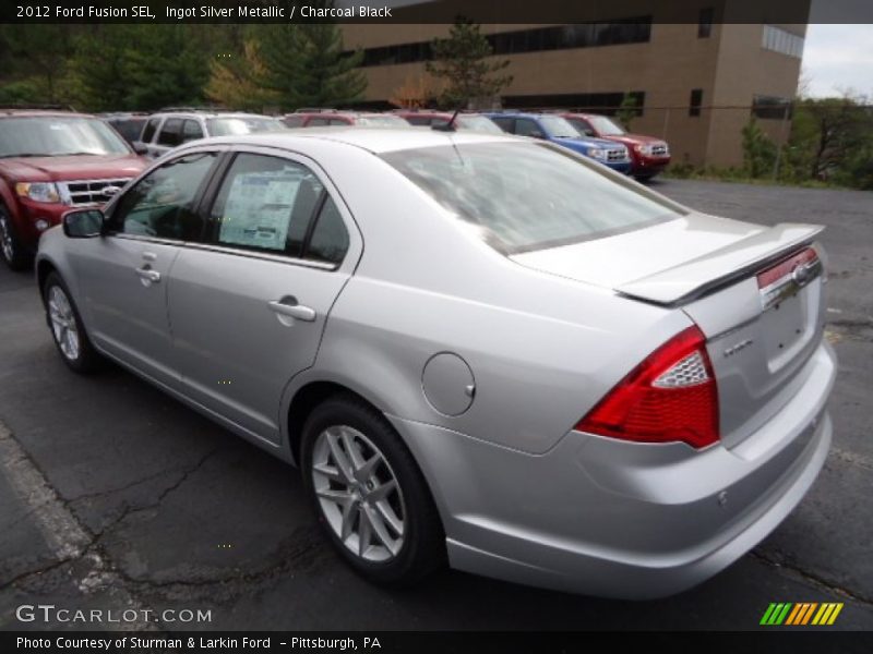 Ingot Silver Metallic / Charcoal Black 2012 Ford Fusion SEL