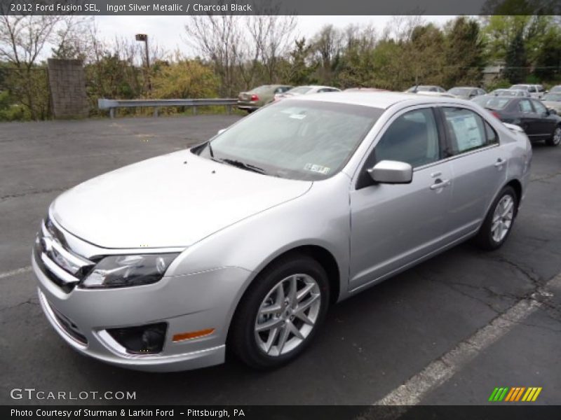 Ingot Silver Metallic / Charcoal Black 2012 Ford Fusion SEL