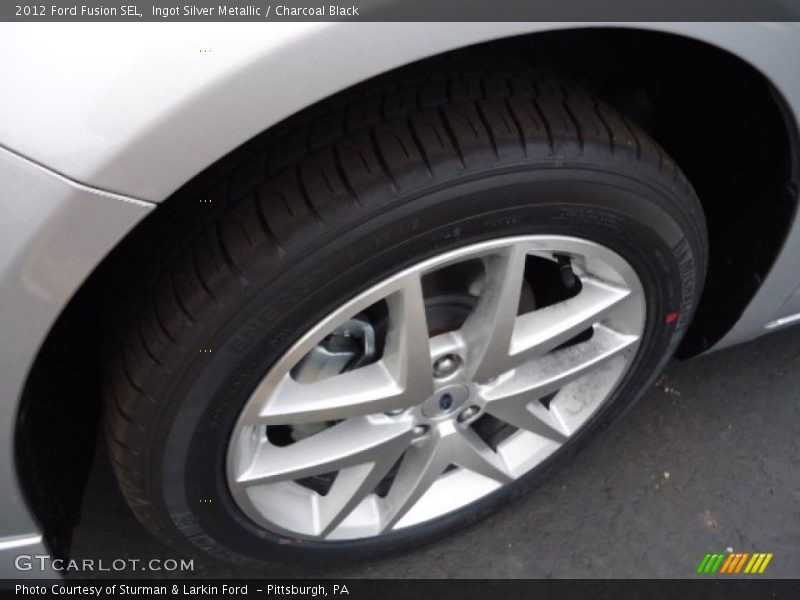 Ingot Silver Metallic / Charcoal Black 2012 Ford Fusion SEL