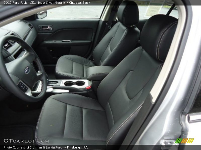 Ingot Silver Metallic / Charcoal Black 2012 Ford Fusion SEL
