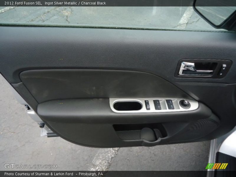 Ingot Silver Metallic / Charcoal Black 2012 Ford Fusion SEL