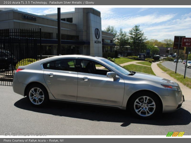 Palladium Silver Metallic / Ebony 2010 Acura TL 3.5 Technology