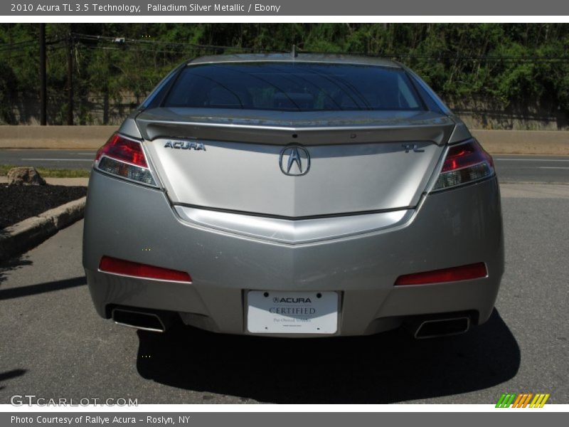 Palladium Silver Metallic / Ebony 2010 Acura TL 3.5 Technology