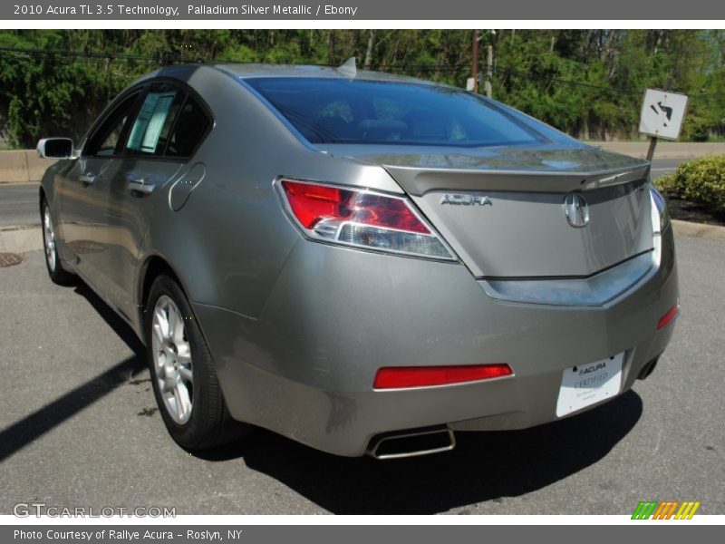 Palladium Silver Metallic / Ebony 2010 Acura TL 3.5 Technology