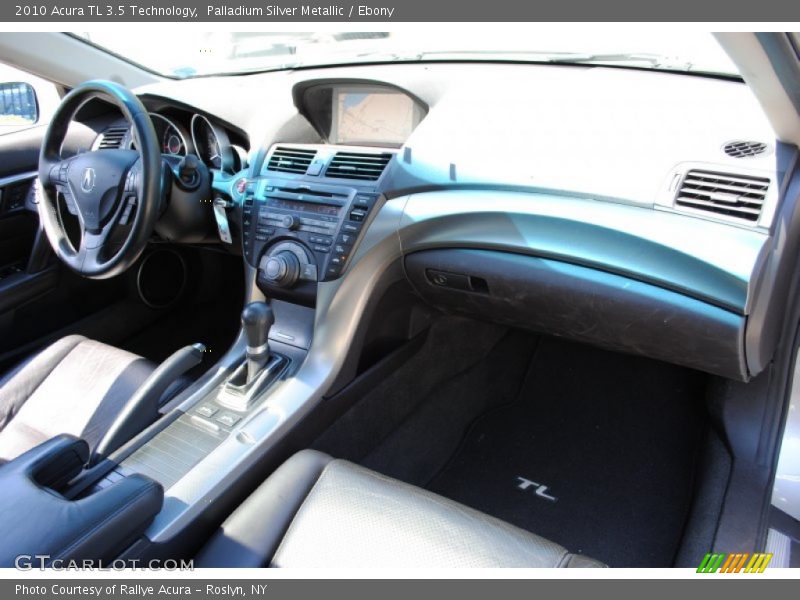 Palladium Silver Metallic / Ebony 2010 Acura TL 3.5 Technology