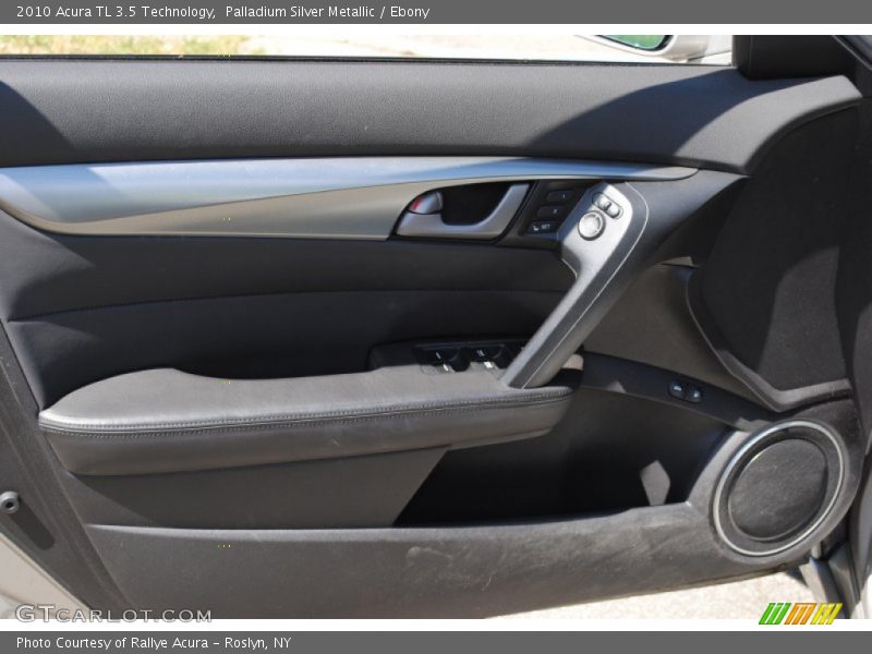Palladium Silver Metallic / Ebony 2010 Acura TL 3.5 Technology
