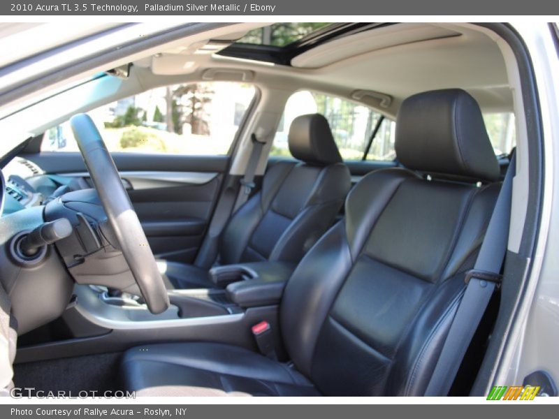 Palladium Silver Metallic / Ebony 2010 Acura TL 3.5 Technology