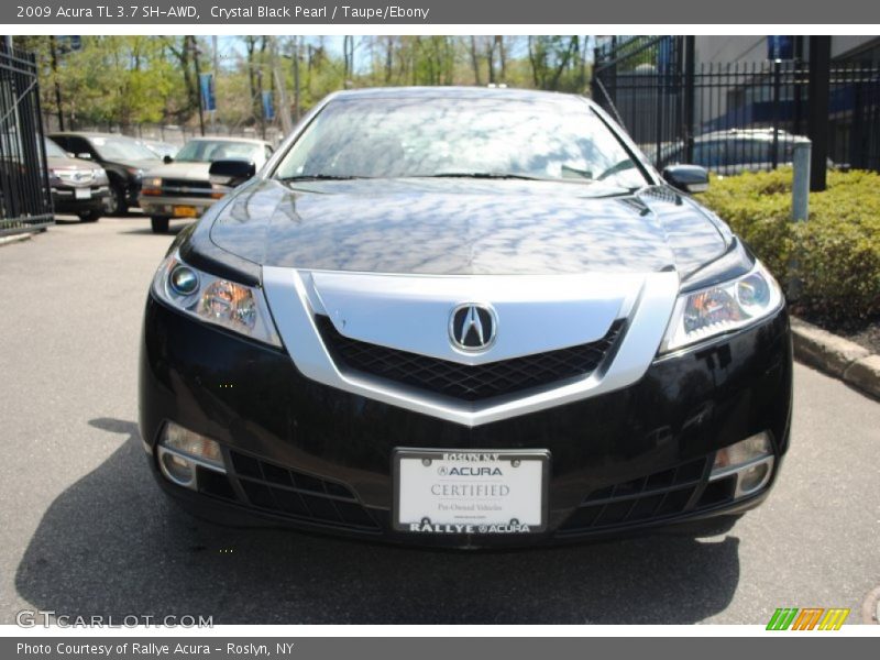 Crystal Black Pearl / Taupe/Ebony 2009 Acura TL 3.7 SH-AWD