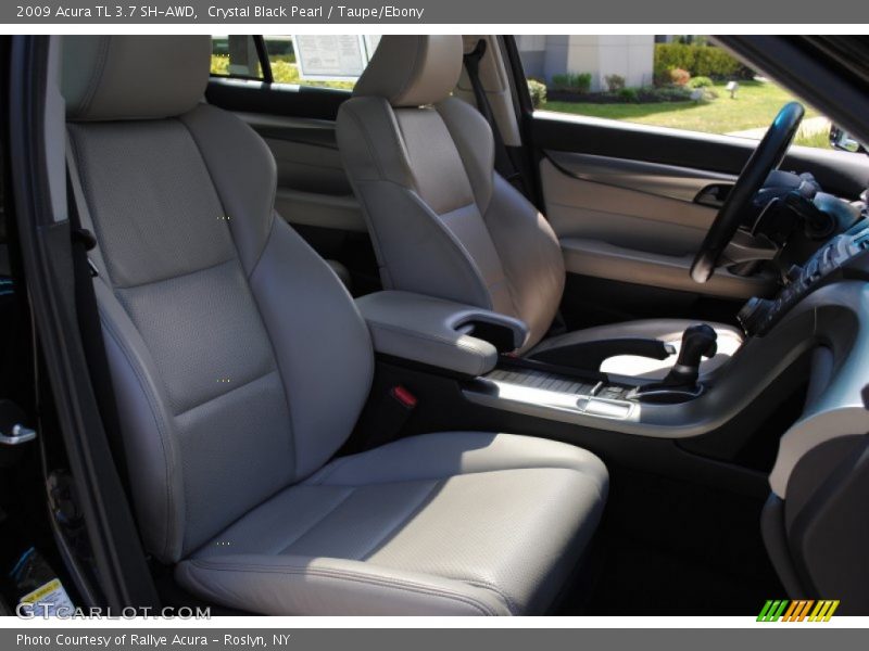 Crystal Black Pearl / Taupe/Ebony 2009 Acura TL 3.7 SH-AWD