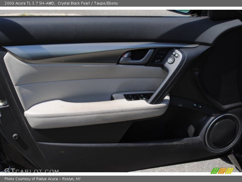 Crystal Black Pearl / Taupe/Ebony 2009 Acura TL 3.7 SH-AWD