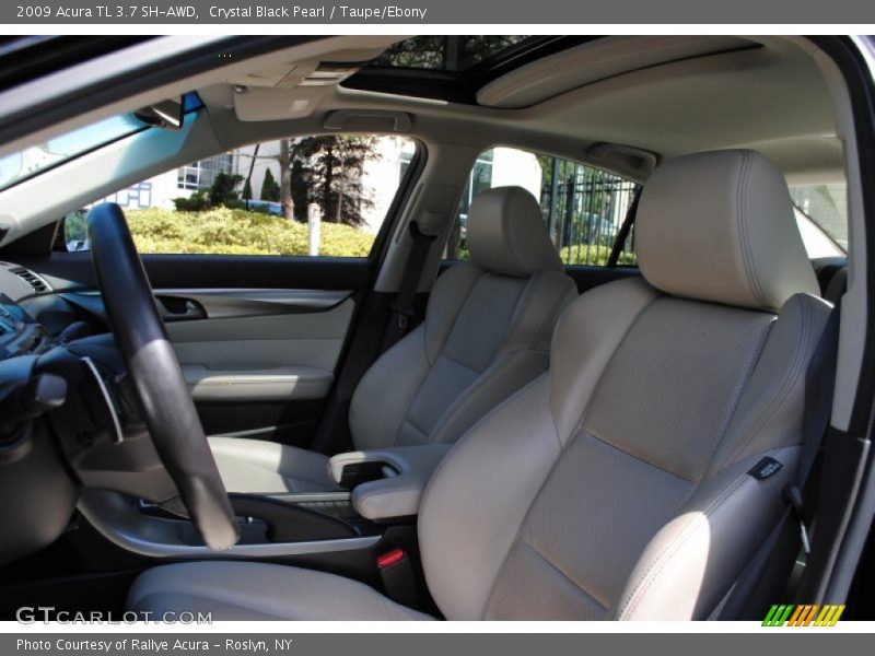 Crystal Black Pearl / Taupe/Ebony 2009 Acura TL 3.7 SH-AWD