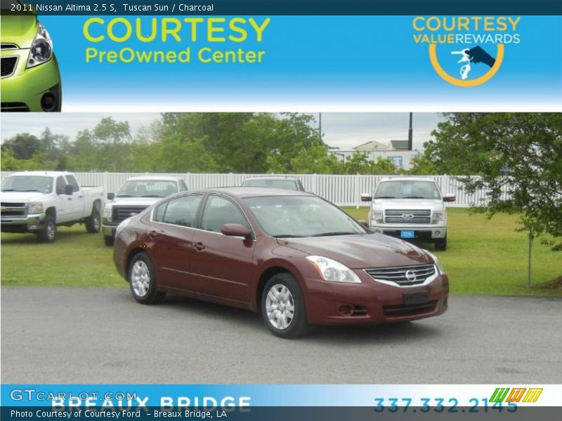 Tuscan Sun / Charcoal 2011 Nissan Altima 2.5 S