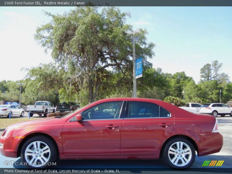 Redfire Metallic / Camel 2006 Ford Fusion SEL