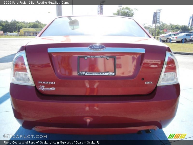 Redfire Metallic / Camel 2006 Ford Fusion SEL