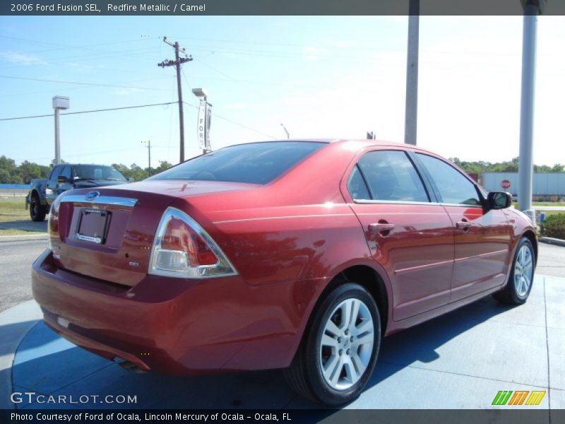 Redfire Metallic / Camel 2006 Ford Fusion SEL