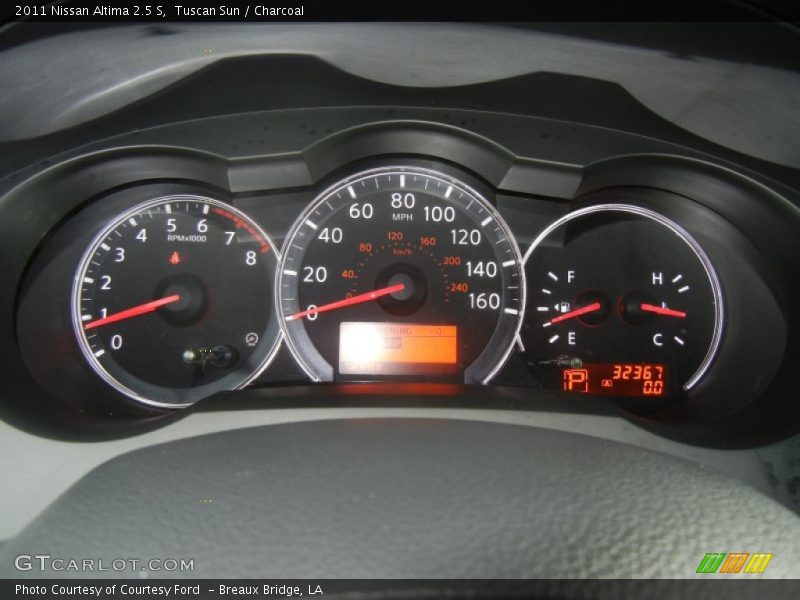 Tuscan Sun / Charcoal 2011 Nissan Altima 2.5 S