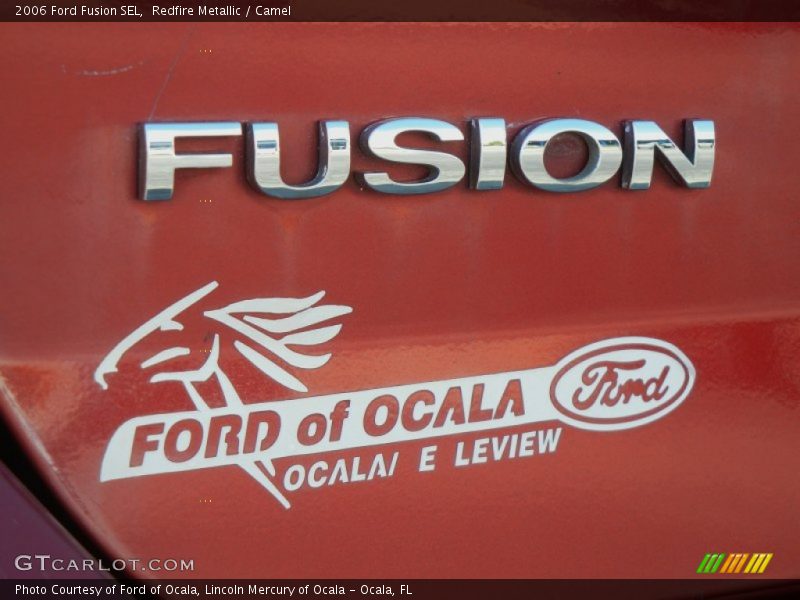 Redfire Metallic / Camel 2006 Ford Fusion SEL